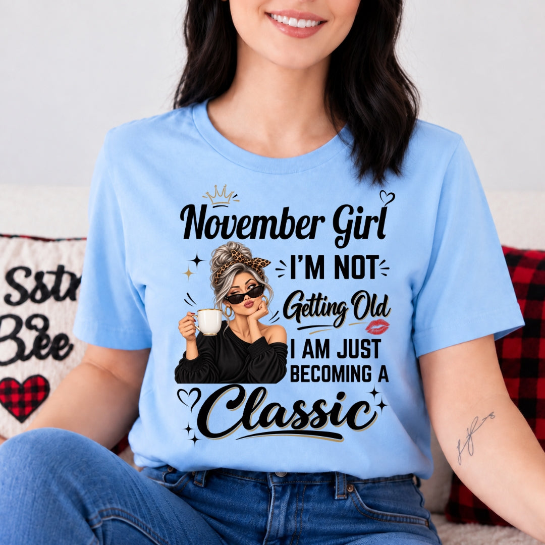 November Girl A Classic - Bella Canvas