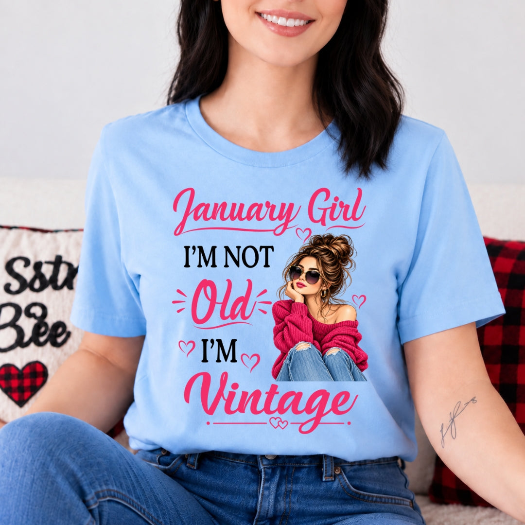 January Girl Vintage - Bella Canvas
