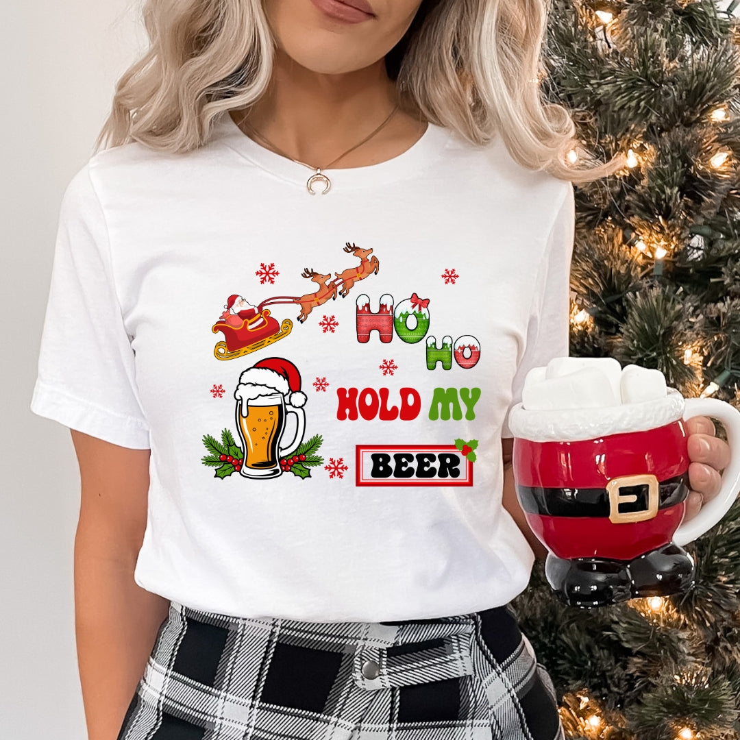 HO HO Hold My Beer - Bella canvas