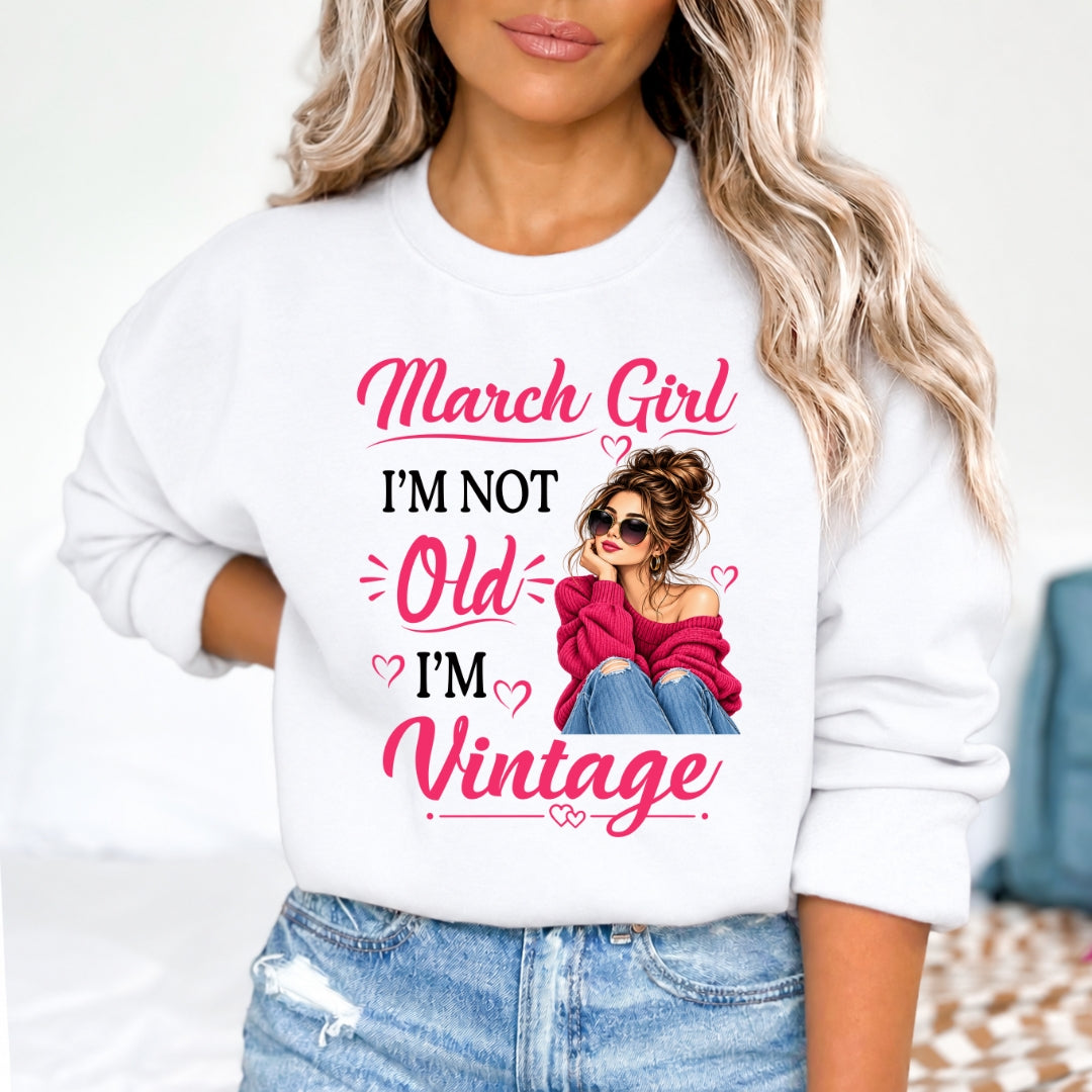 March Girl Vintage - Hoodie & Sweatshirt