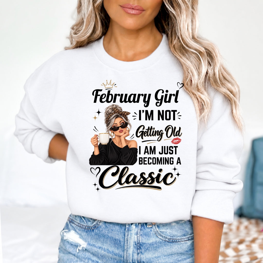 February Girl A Classic - Hoodie & Sweatshirt