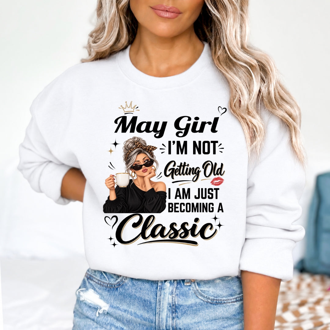 May Girl A Classic - Hoodie & Sweatshirt