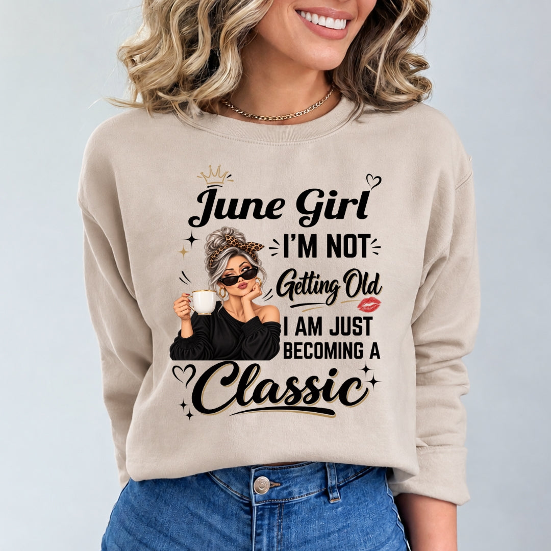 June Girl A Classic - Hoodie & Sweatshirt
