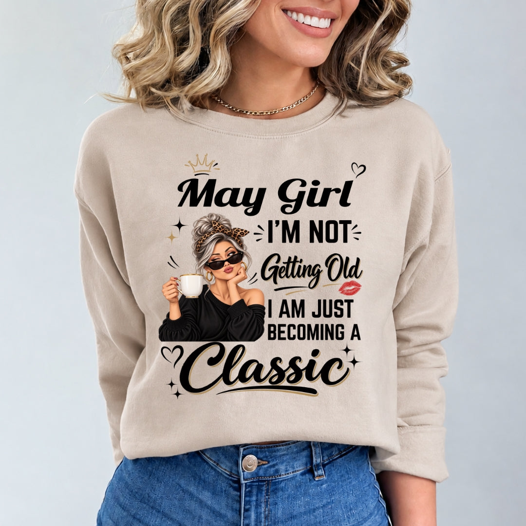 May Girl A Classic - Hoodie & Sweatshirt