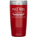 "July Girls 3 Sides"Tumbler.Buy For Family & Friends. Save Shipping.