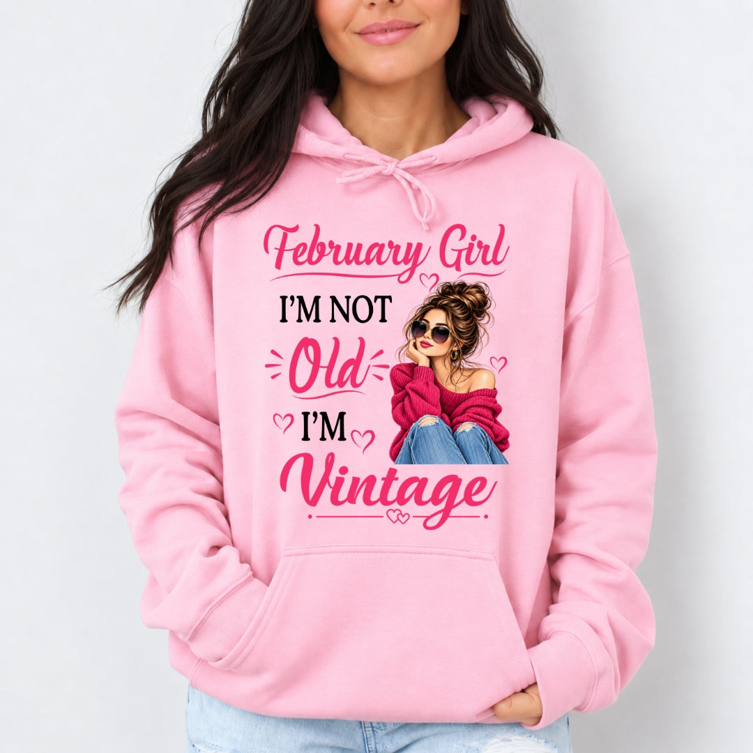 February Girl Vintage - Hoodie & Sweatshirt