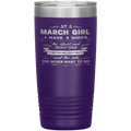 "March Girls 3 sides "Tumbler.Buy For Family & Friends. Save Shipping.