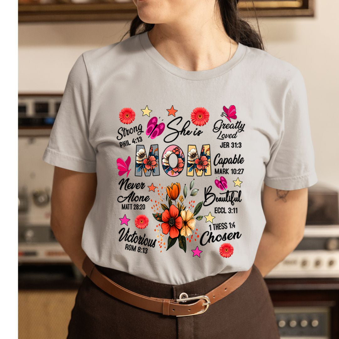 She is Mom Greatly Loved Capable Beautiful - Unisex T-Shirt