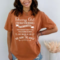 February Girl Too Wild To Be Broken - Bella Canvas