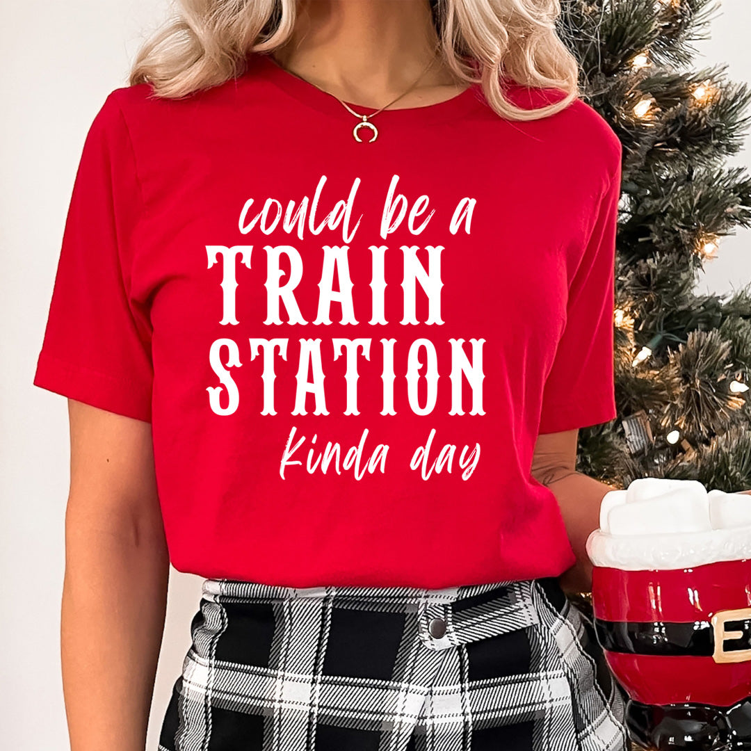 Could Be a Train Station Kinda Day - Bella canvas