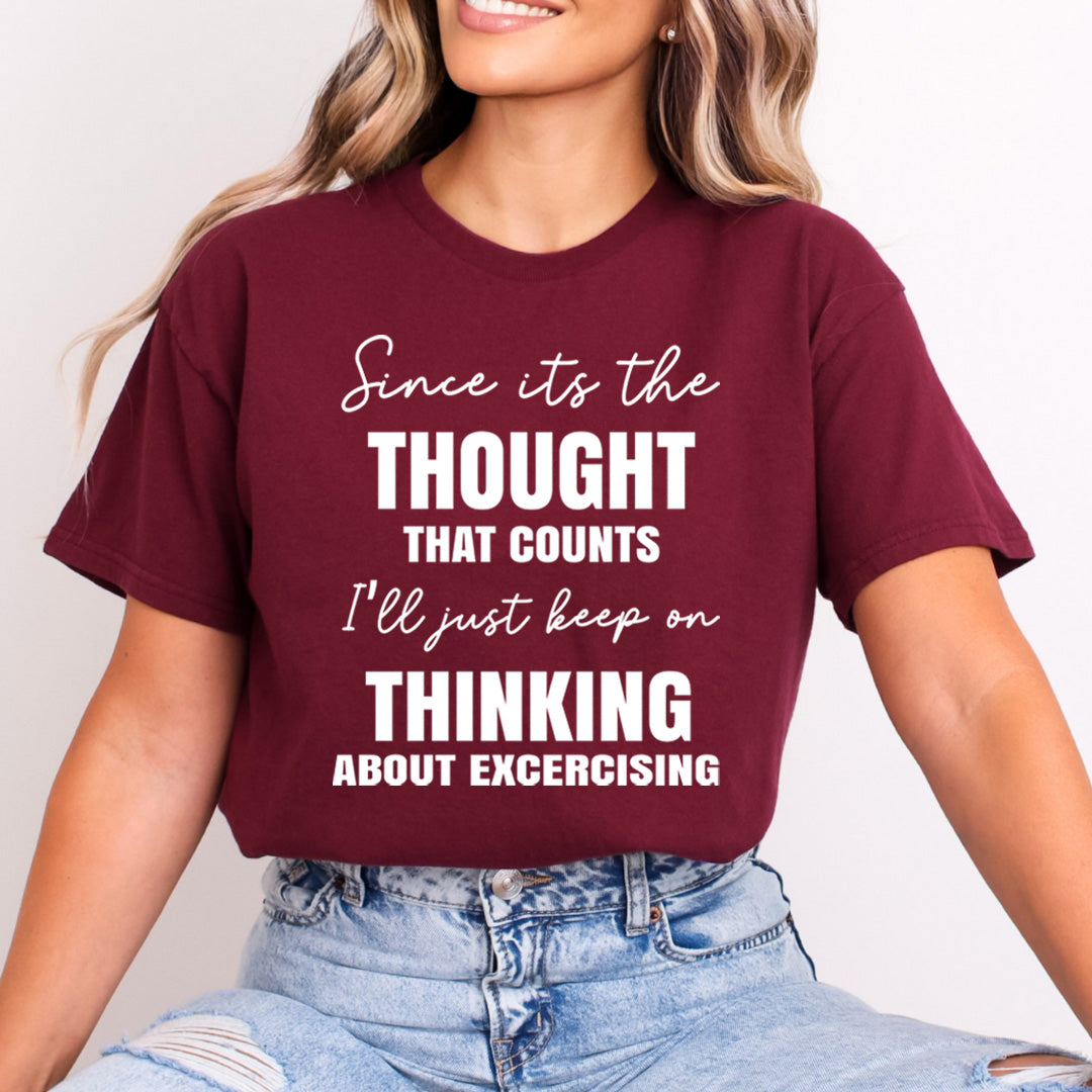 Thinking about Exercising - Bella canvas