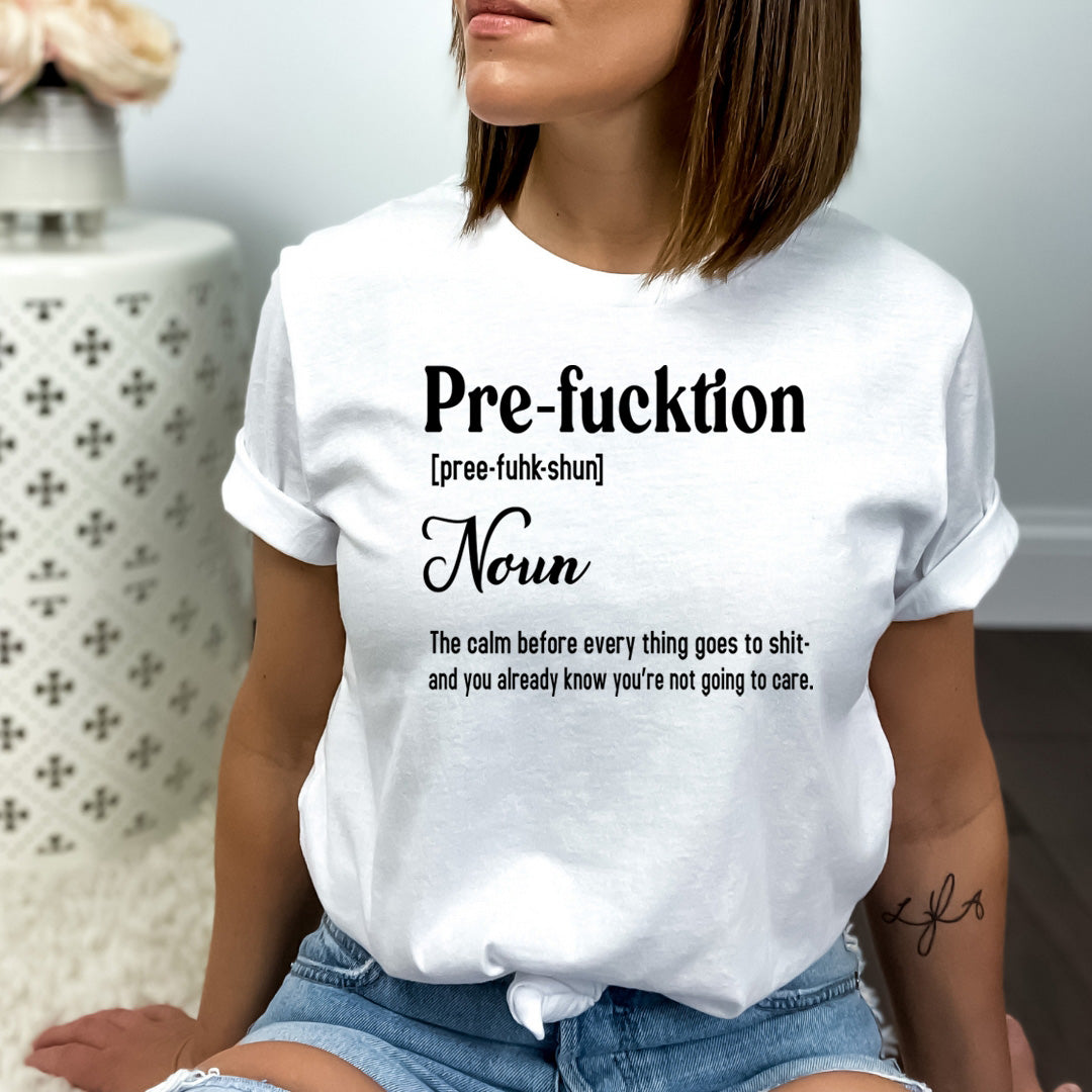 Pre- fucktion Noun - Bella canvas