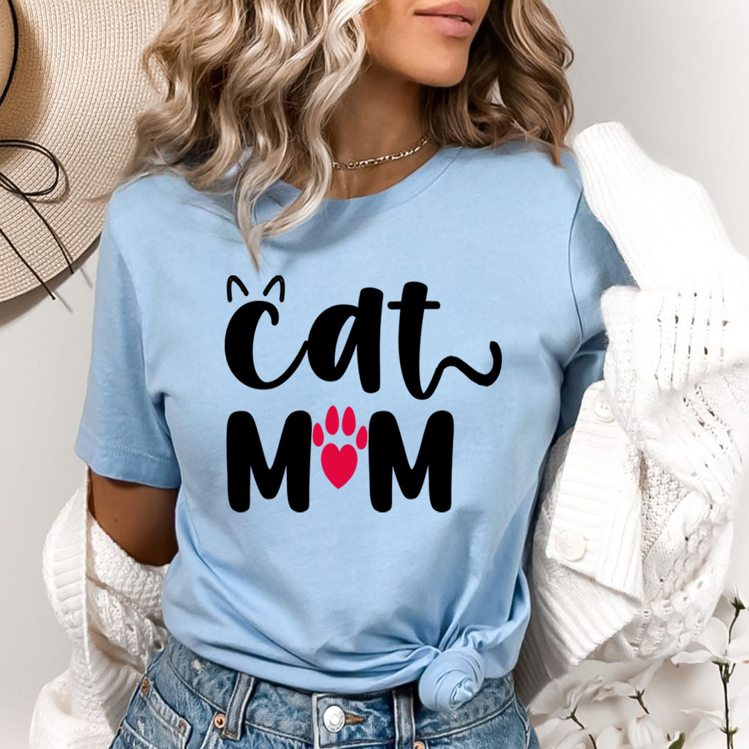 Cat Mom - Bella canvas