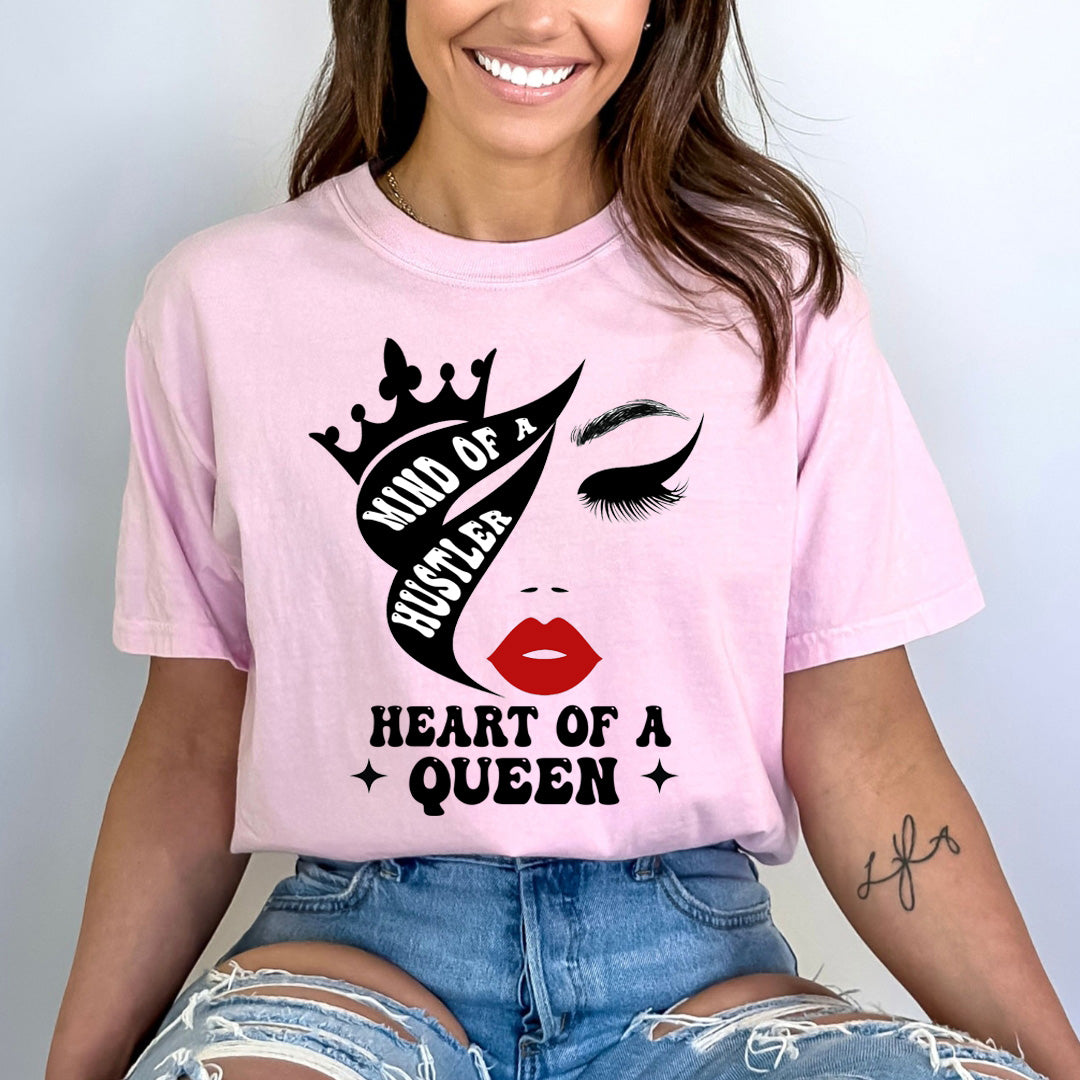 Mind Of Hustler Heart Of Queen - Bella canvas