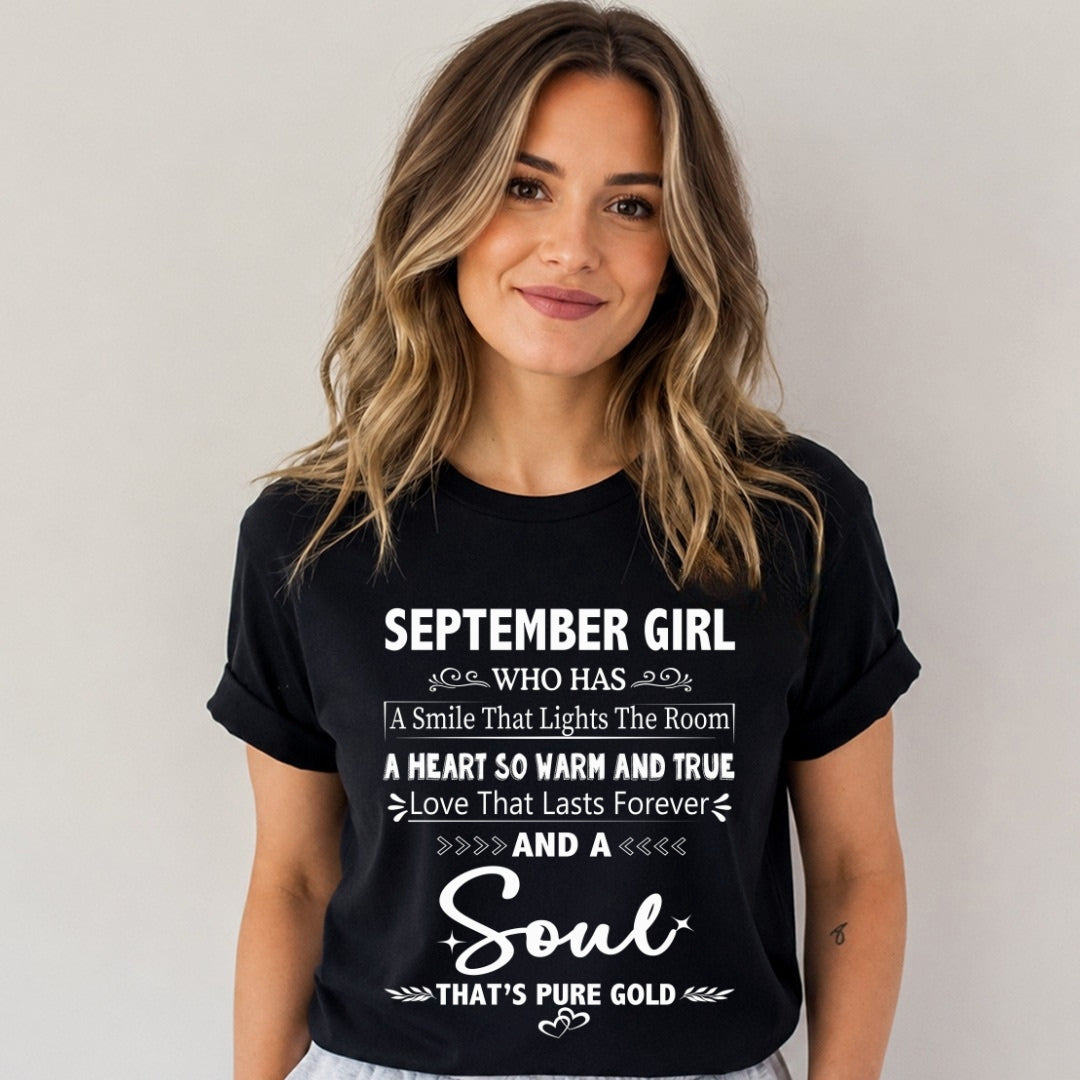 September Girl - A Soul That’s Pure Gold - Bella Canvas