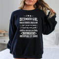 December Girl Unstoppable By Choice - Sweatshirt & Hoodie - Cozy & Soft
