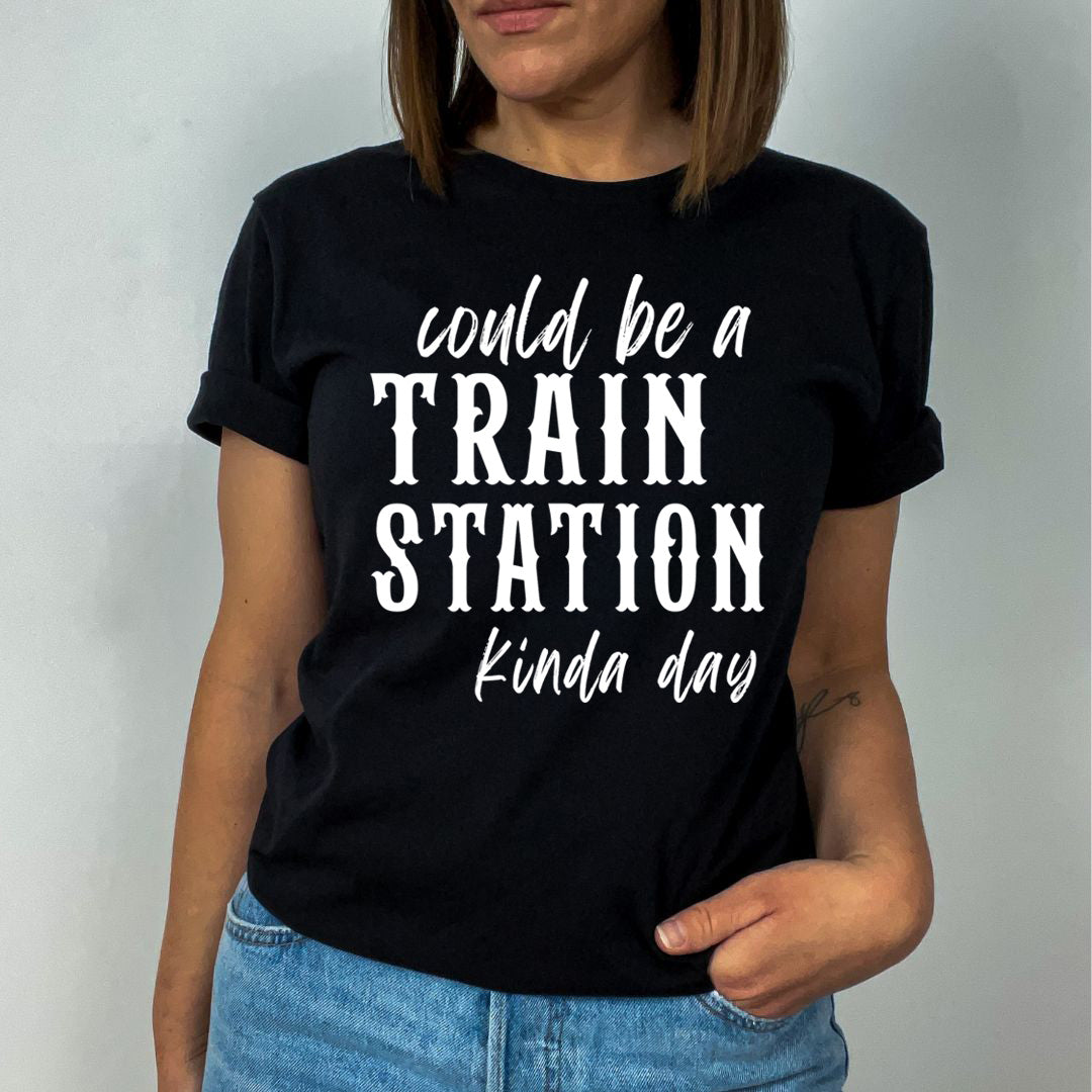 Could Be a Train Station Kinda Day - Bella canvas