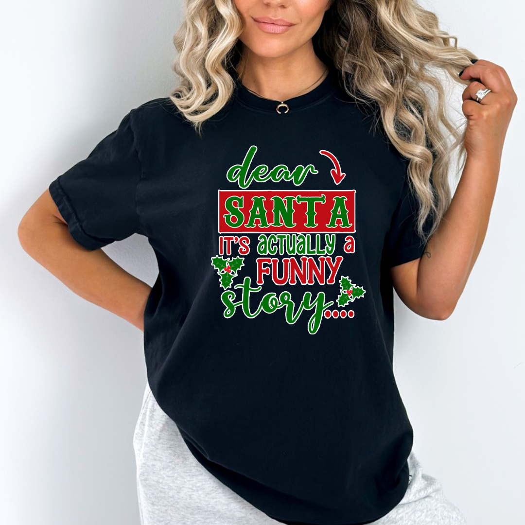 Santa It's Actually A Funny Story - Unisex T-Shirt
