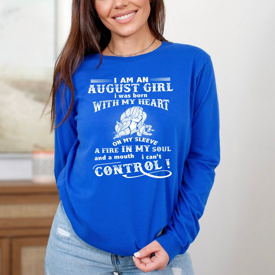 A Fire In My Soul (August Girl) - Long-Sleeve Tee