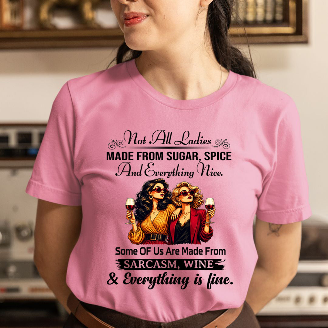 Sarcasm, Wine - Unisex T-Shirt