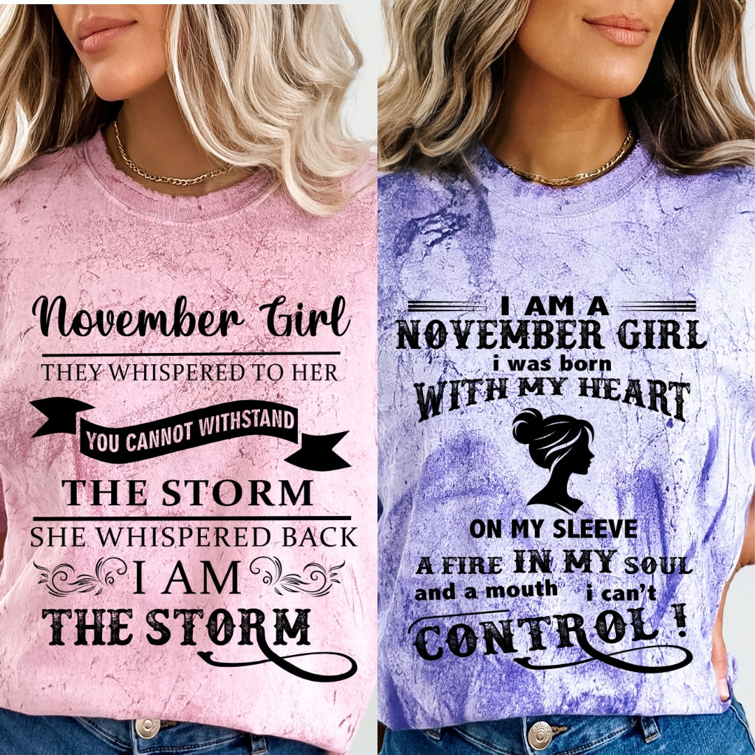 November Combo (I Am Storm And Fire In My Soul) Combo Pack