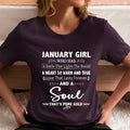 January Girl - A Soul That’s Pure Gold - Unisex T-Shirt