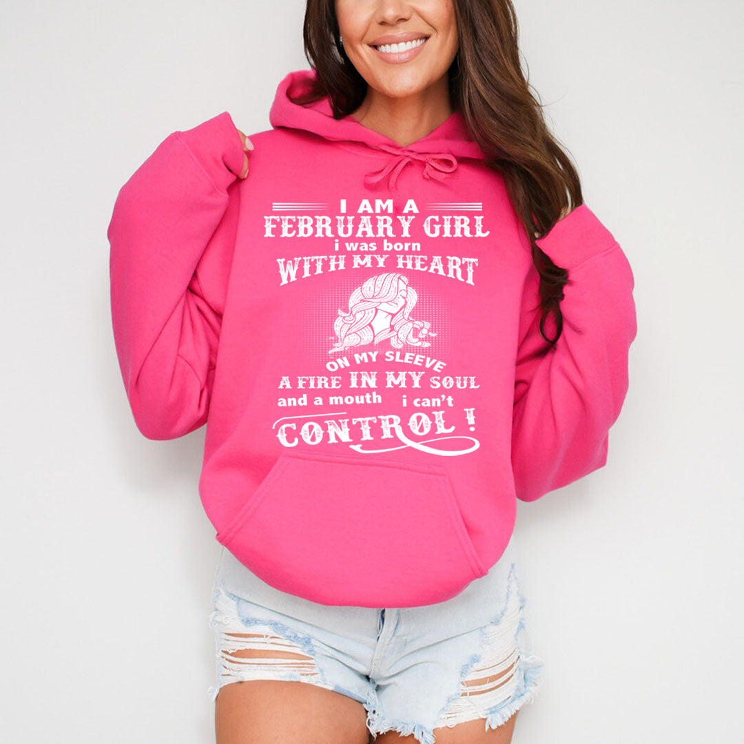 A Fire In My Soul ( February Girl ) - Sweatshirt & Hoodie - Cozy & Soft
