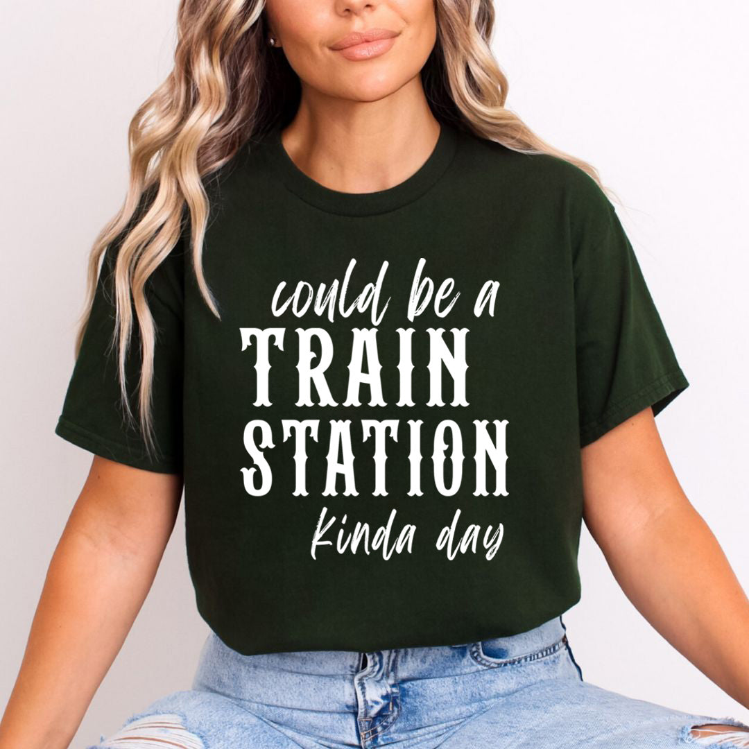 Could Be a Train Station Kinda Day - Bella canvas