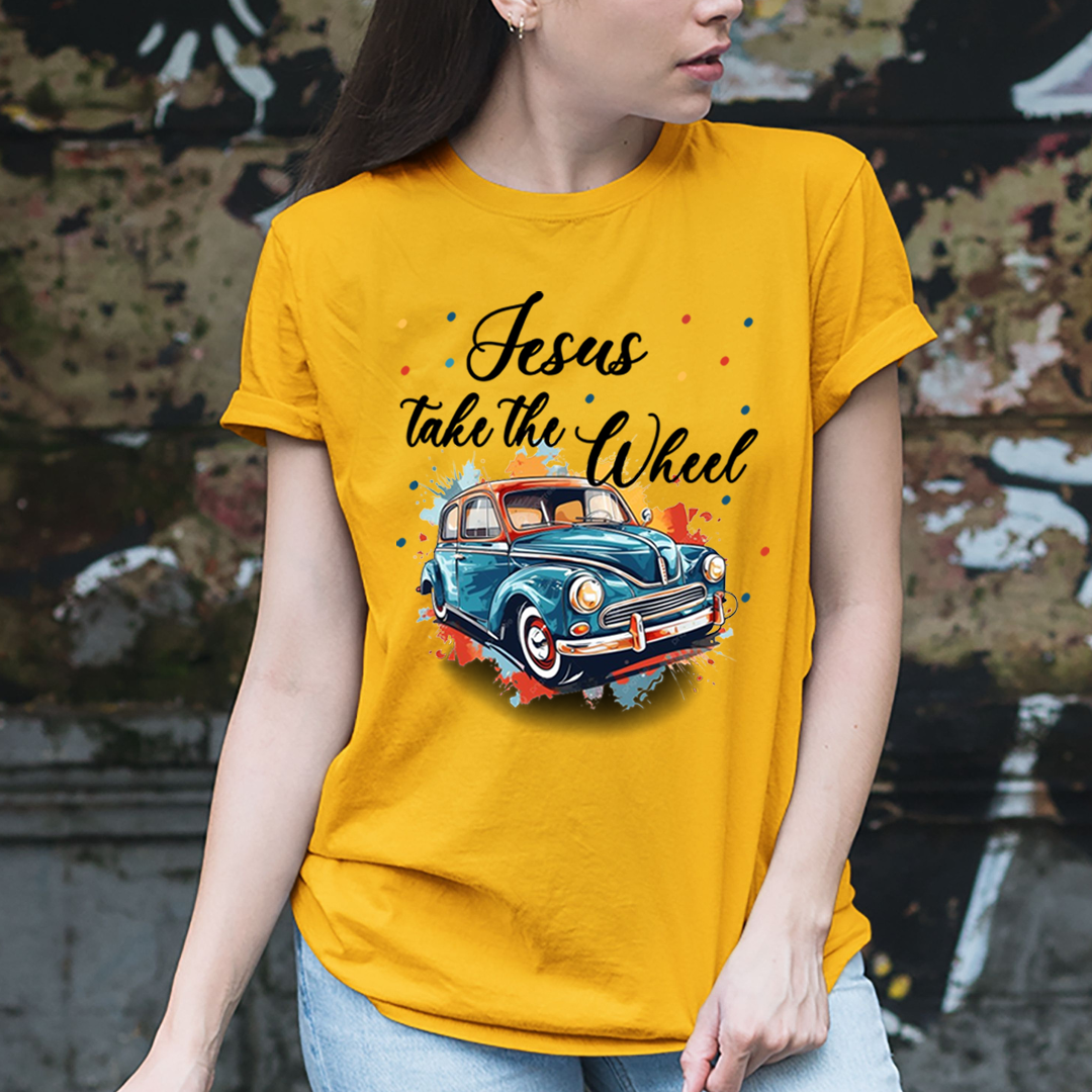 Jesus Take The Wheel - Unisex T-Shirt