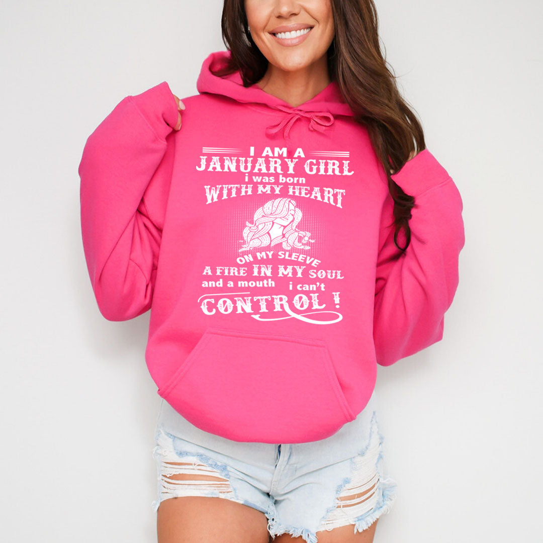 A Fire In My Soul (January Girl ) - Sweatshirt & Hoodie - Cozy & Soft