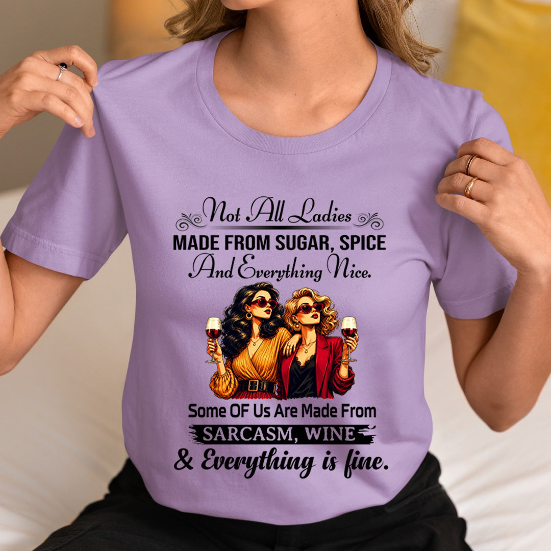 Sarcasm, Wine - Unisex T-Shirt