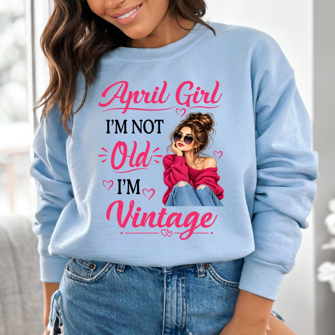 April Girl Vintage - Hoodie & Sweatshirt