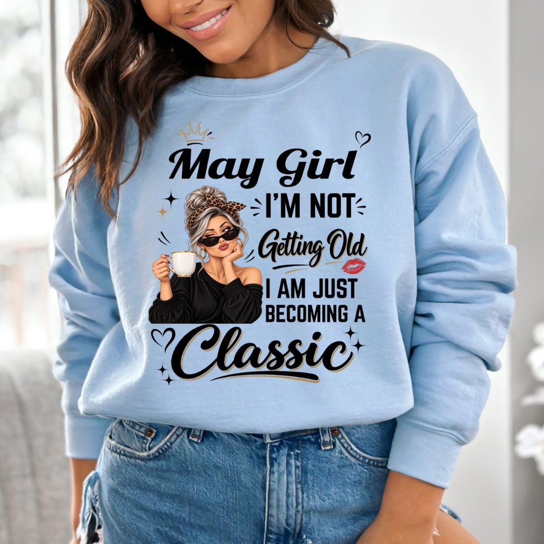 May Girl A Classic - Hoodie & Sweatshirt