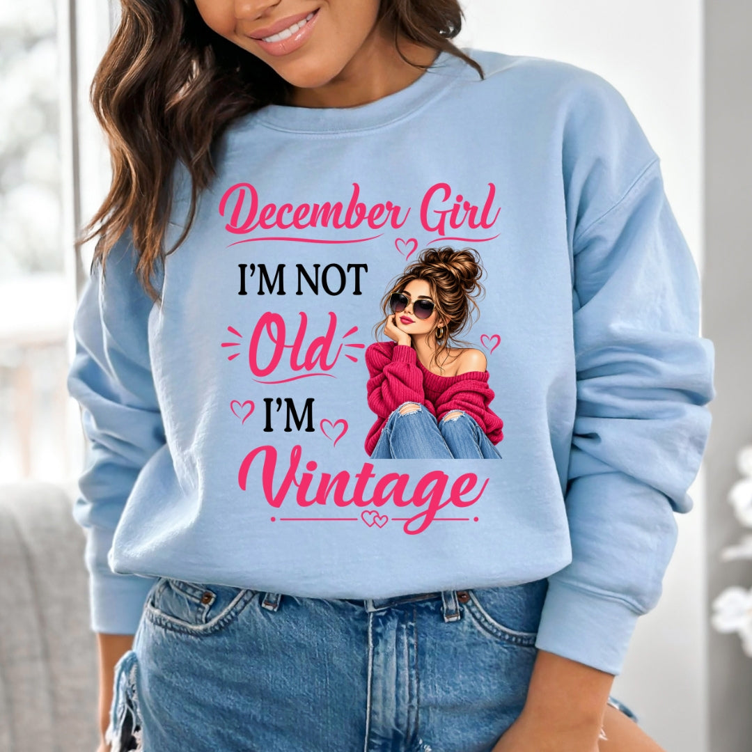 December Girl Vintage - Hoodie & Sweatshirt
