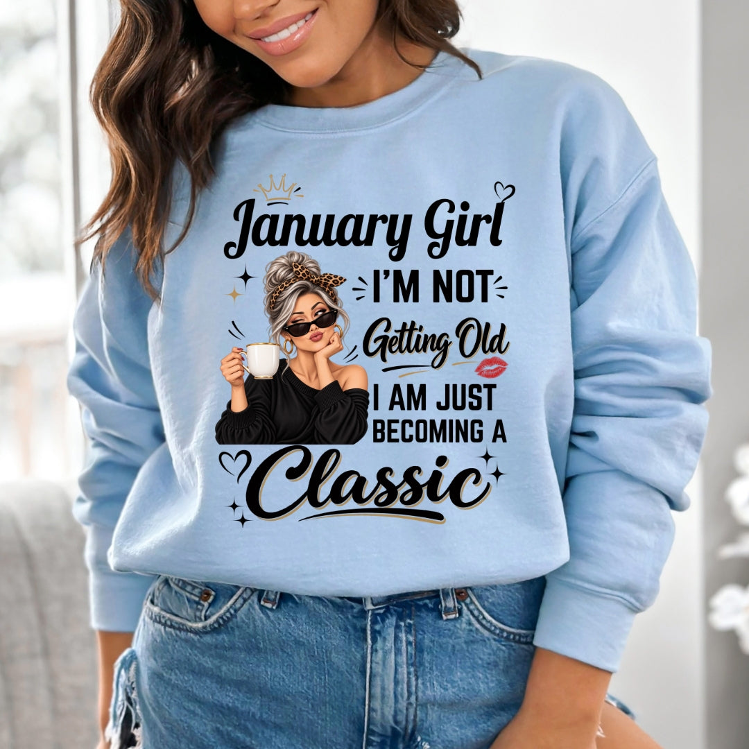 January Girl A Classic - Hoodie & Sweatshirt