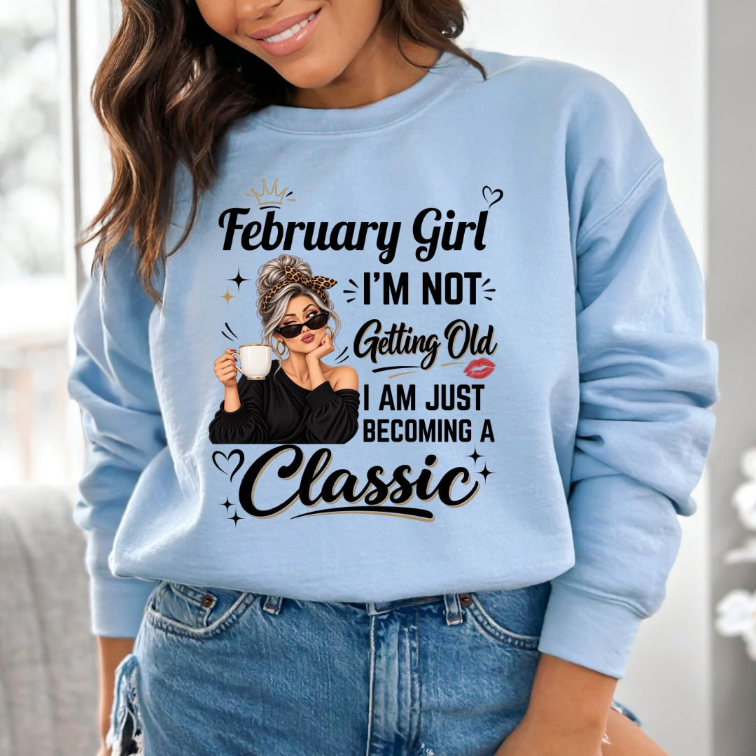 February Girl A Classic - Hoodie & Sweatshirt