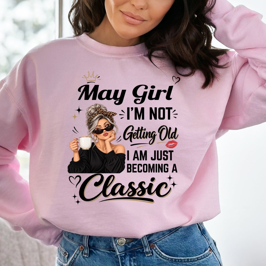 May Girl A Classic - Hoodie & Sweatshirt