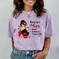 Born In May - Smart, Ambitious, Trustworthy - Bella Canvas