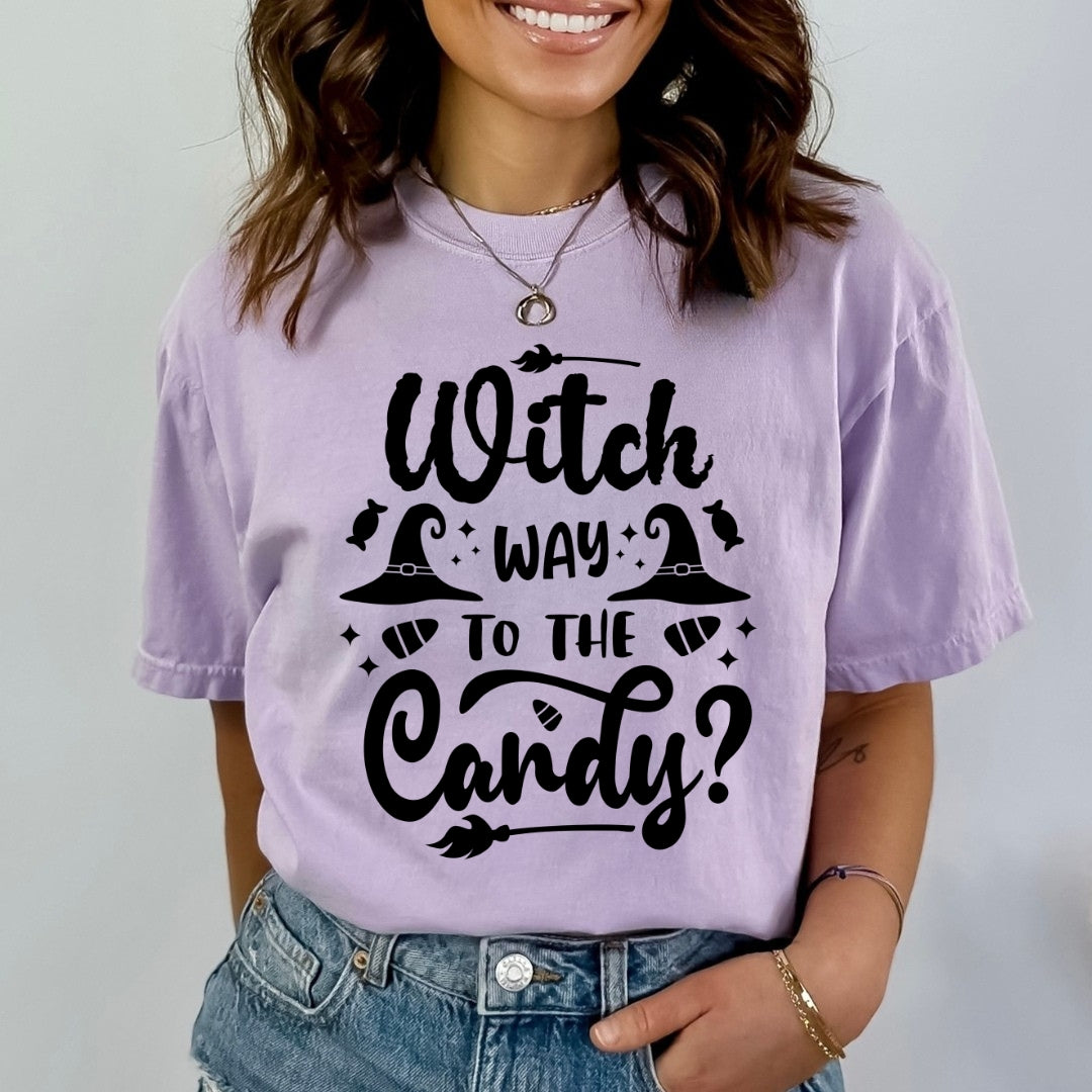 Witch Way To The Candy - Bella canvas