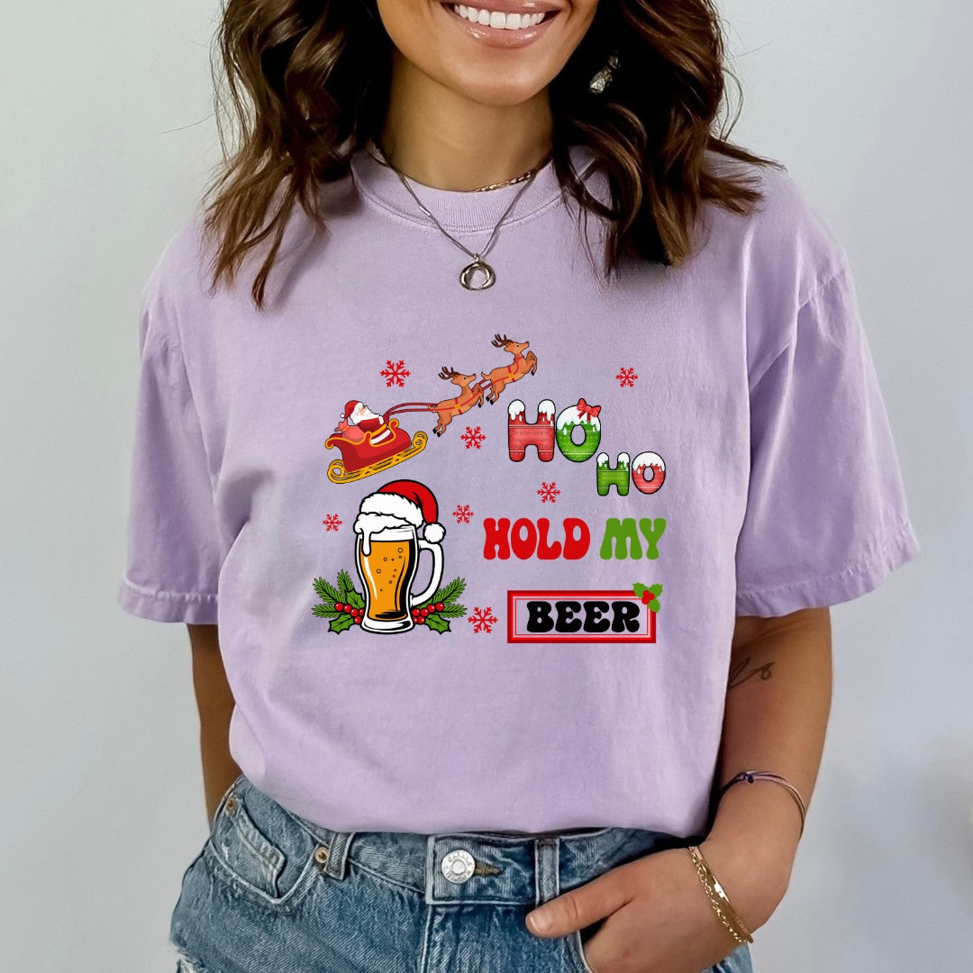 HO HO Hold My Beer - Bella canvas