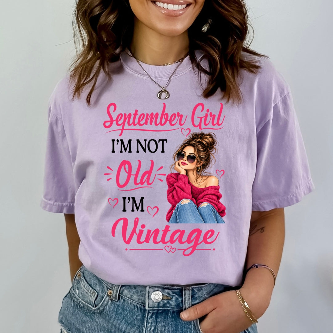 September Girl Vintage - Bella Canvas