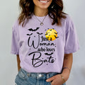Just A Woman Who Loves Bats - Bella Canvas
