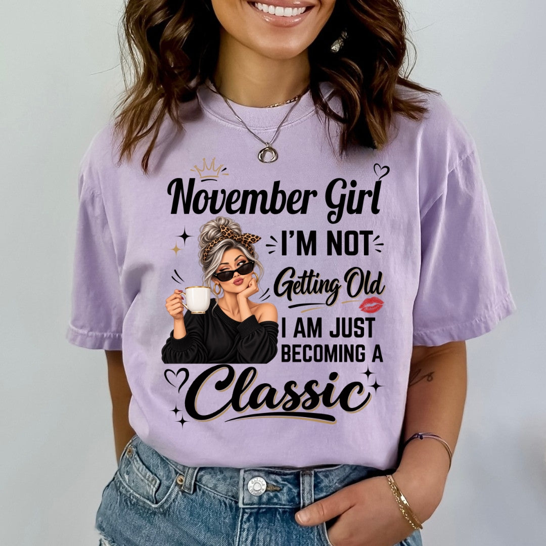 November Girl A Classic - Bella Canvas