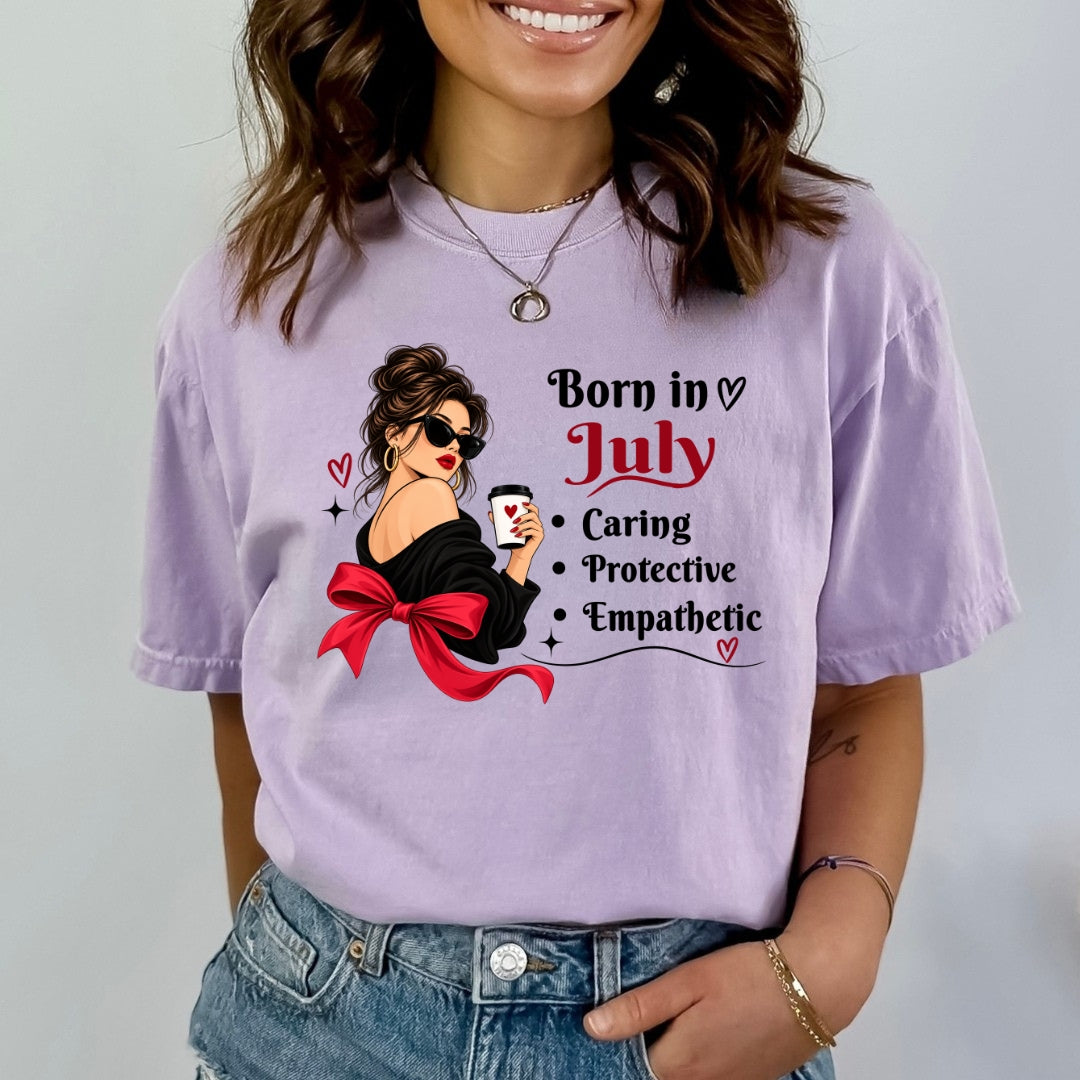 Born In July - Caring, Protective, Empathetic - Bella Canvas