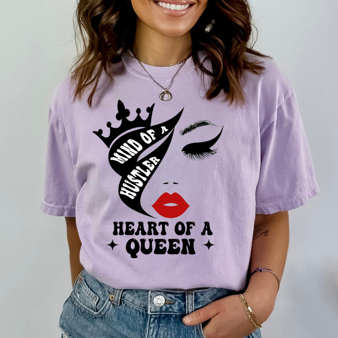 Mind Of Hustler Heart Of Queen - Bella canvas