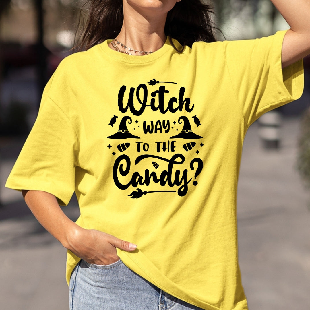 Witch Way To The Candy - Bella canvas