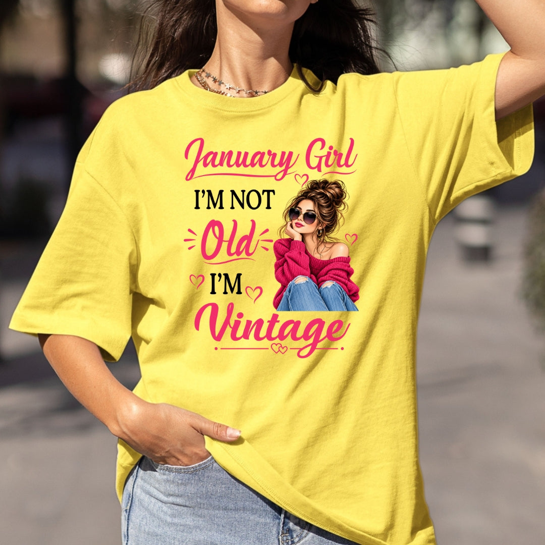 January Girl Vintage - Bella Canvas