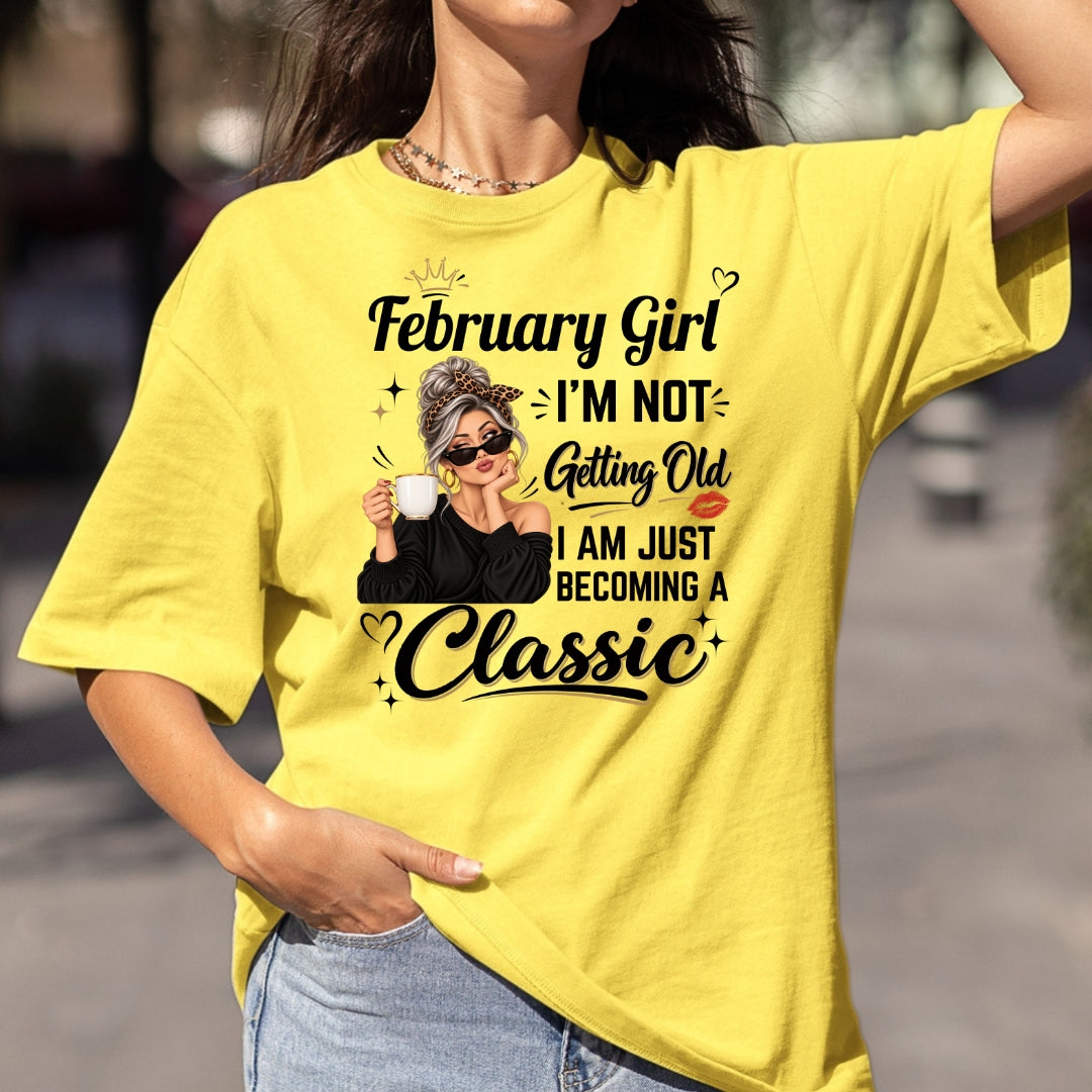 February Girl A Classic - Bella Canvas