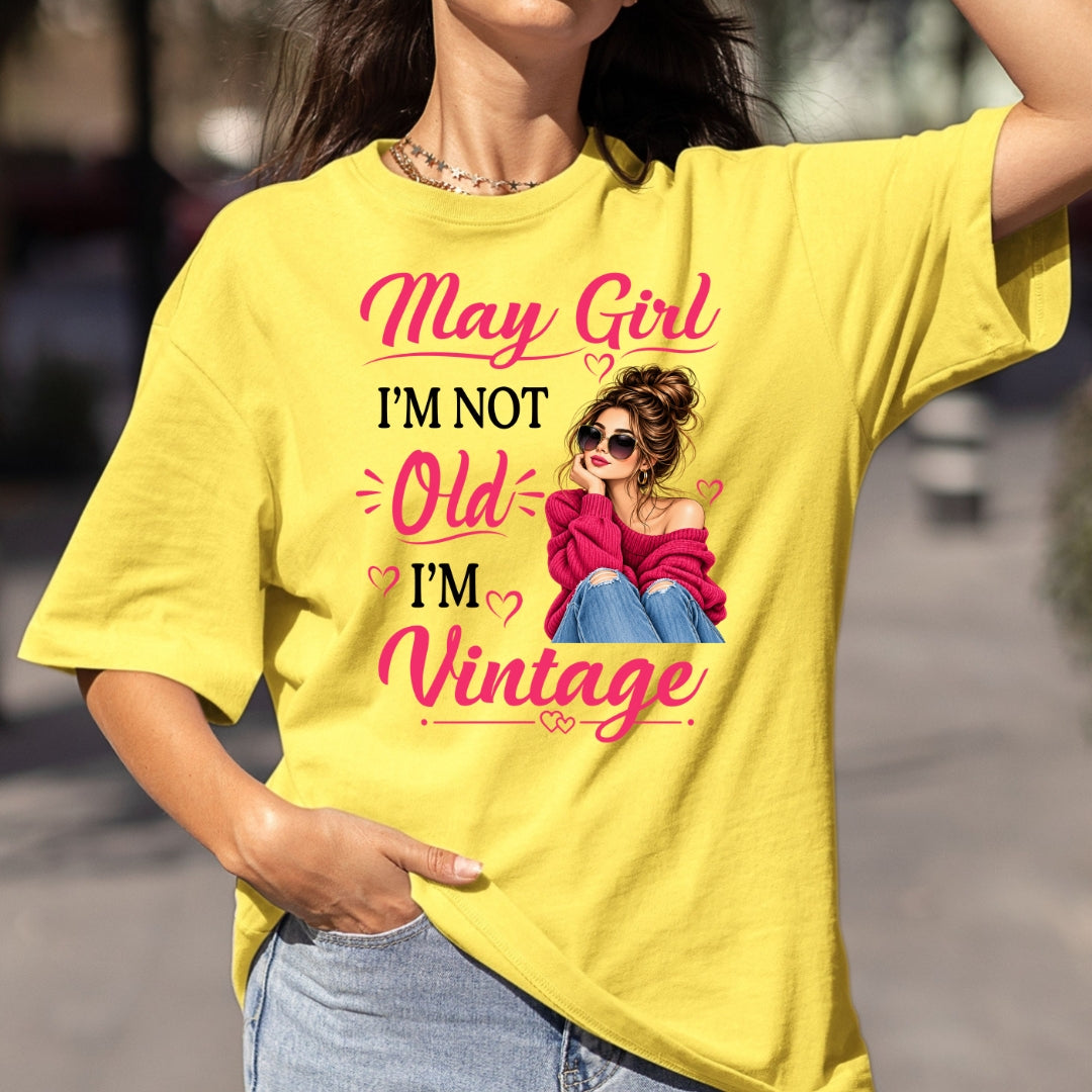 May Girl Vintage - Bella Canvas