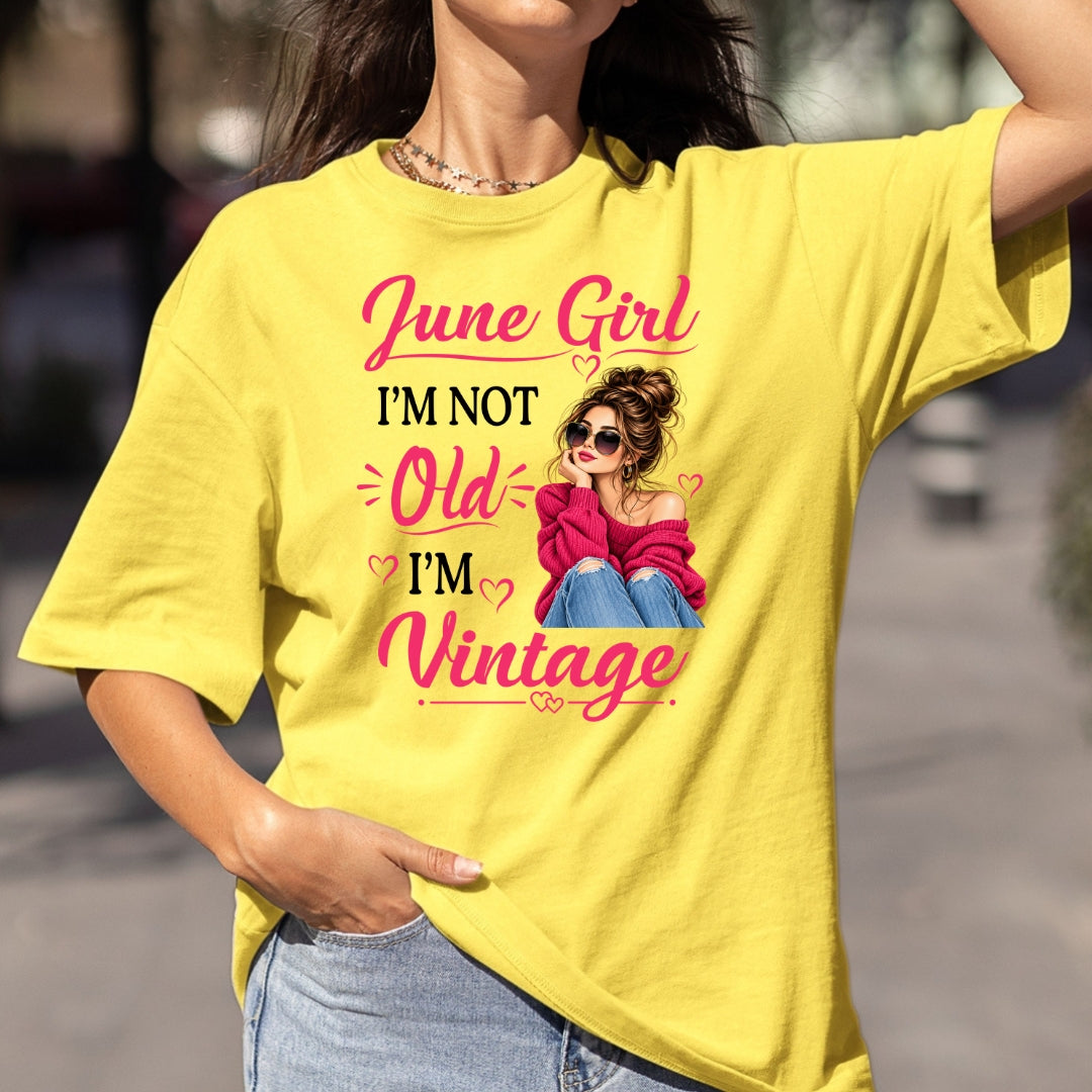 June Girl Vintage - Bella Canvas
